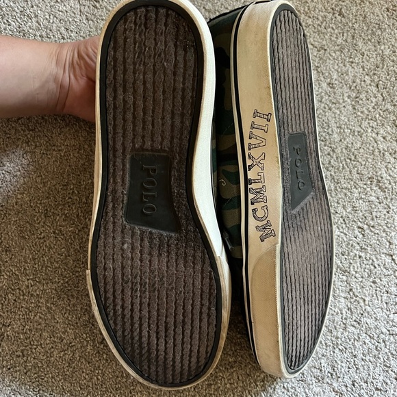 Polo Ralph Lauren Solomon Mens Size 13 Camo High Top Shoes Sneakers 01087 - Picture 5 of 7